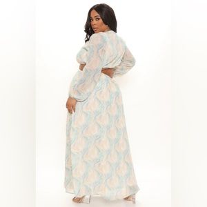 Eternal Beauty Maxi Dress - Taupe/combo